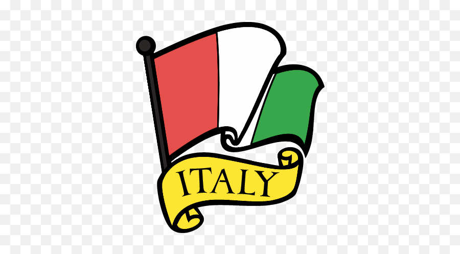 Italy Rome Italian Sticker - Flag Emoji,Flag Of Italy Emoji