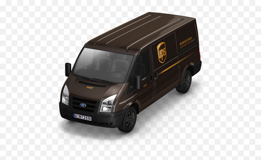 Ups Van Front Icon Container 4 Cargo Vans Iconset Antrepo - Commercial Vehicle Emoji,Moving Truck Emoji