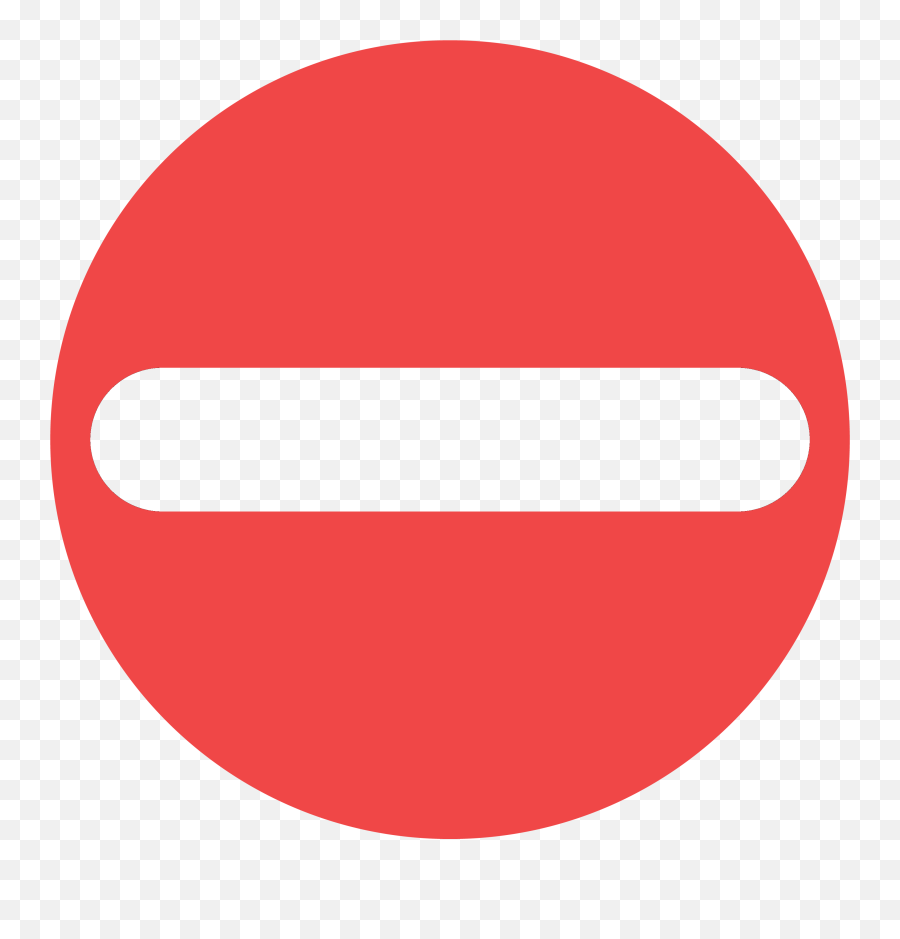 Dnd - Discord Emoji Road No Entry Sign,Emoji For You're Welcome