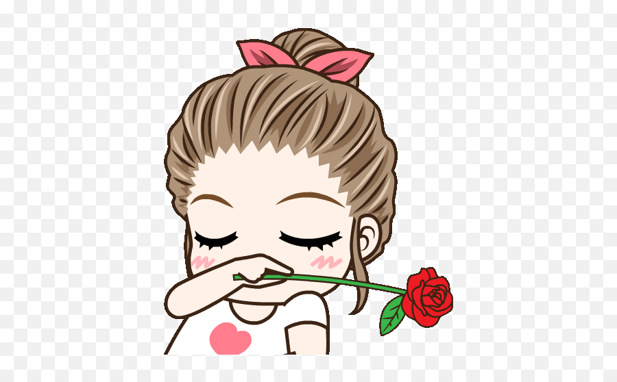 Drama Wife Big World Cute Cartoon Pictures Cute Love - Animated Gif Drama Wife Big World Sticker Emoji,Chistes Whatsapp Emoticons