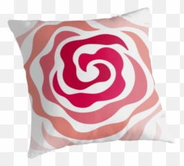 Swirl Rose - Decorative Emoji,Weed Emoji Pillow