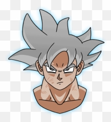 How To Draw Goku Ultra Instinct - Draw Simple Goku Ultra Instinct Emoji,Ways To Draw Chibi Emotions
