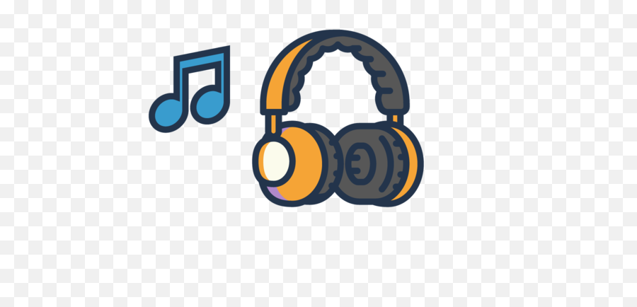 Headphones Clipart Cute Headphones Cute Transparent Free - Cute Clipart Png Transparent Headphone Logo Png Emoji,Headset Emoji