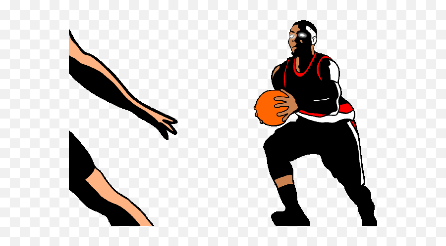 Basketball Slam Dunk Animation Gif Find On Gifer Team - Damian Lillard Cartoon Wallpaper Gif Emoji,Basketball Emoji Wallpaper