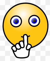 Emoticon Quite Quiet - Quiet Clipart Emoji,Quiet Emoji