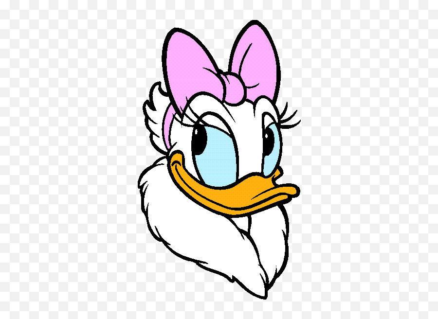 Sad Duck Clipart - Christmas Daisy Duck Coloring Page Emoji,Duck Face Text Emoticon