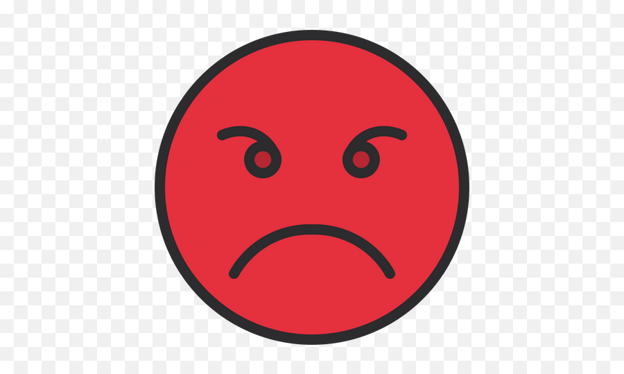 Free Pouting Face Emoji Icon Of Colored - Dot,Pouting Puffy Cheeks Emoticon