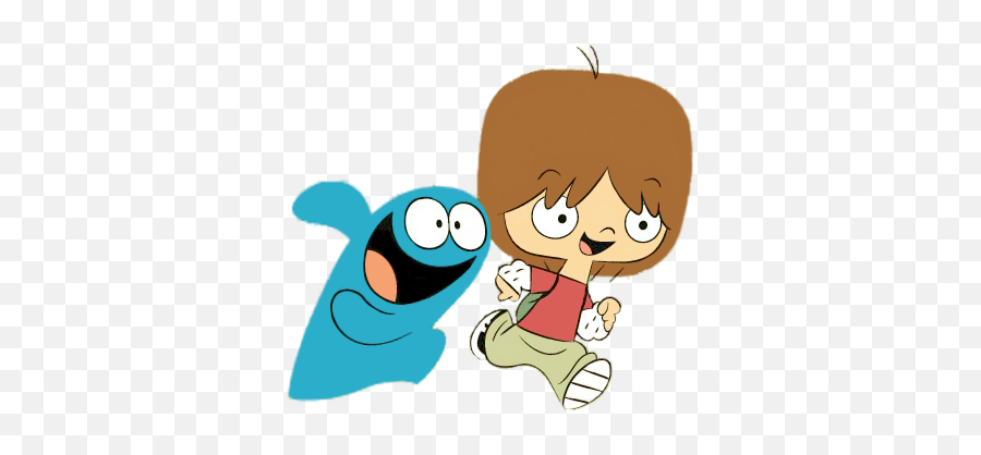 Mac And Bloo Running Png Image - Foster House For Imaginsry Friends Emoji,Bloo Fosters Emotions Content