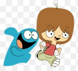 Mac And Bloo Running Png Image - Foster House For Imaginsry Friends Emoji,Bloo Fosters Emotions Content