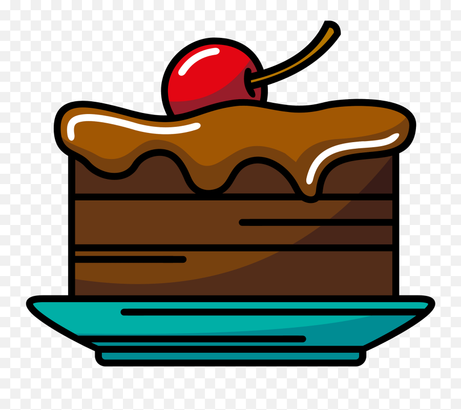 Brownie Clipart - Horizontal Emoji,Brownie Emoji