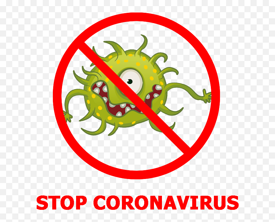 Stop Covid 19 Logo Png 16 - Stop Corona Virus Clipart Emoji,Stop Emoji Transparent Background