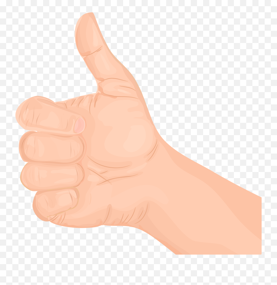 Up Clipart Hand - Png Download Full Size Clipart 5773536 Emoji,Thumbs Up Skelliton Emoji