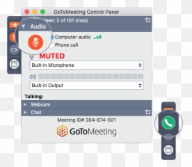 Gotomeeting Attendee Guide For Mac - Screenshot Control Panel Gotomeeting Emoji,Goto Webinar Emoticon