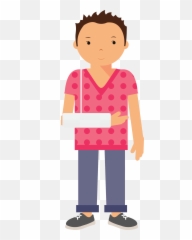 Comic Characters Hospital Patient Png Picpng - Broken Arm Png Emoji,Patient Emoji