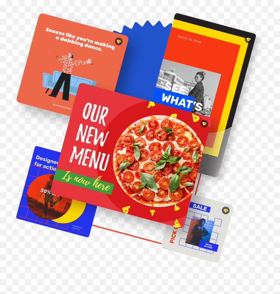 Create Dazzling Social Media Graphics For Free Crello - Creación De Post Para Redes Sociales Emoji,Dmonios Pizza Emoji Commercial Girl