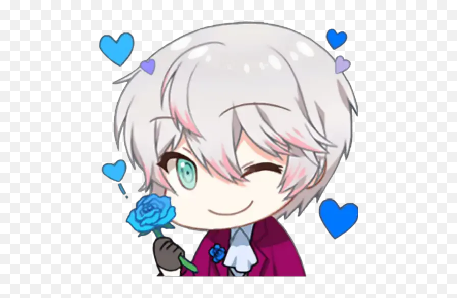 Sticker Maker - Mystic Messenger Ray Stickers Png Emoji,Png Emojis Mysmes