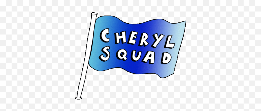 Cheryl Squad Flag Gif - Cherylsquad Flag Waving Discover Vertical Emoji,Wavying Emotion