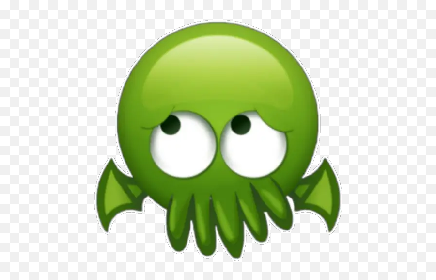 Emoji Cthulhu - Fictional Character,Cthulhu Emoji