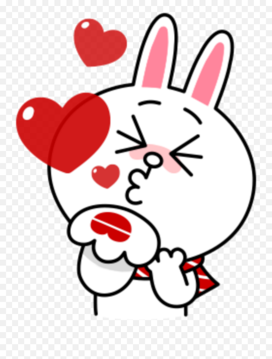 Cony Sticker By Qjalwahabi Emoji,Cony Emoticon Line