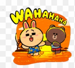 Cony Y Brown Sticker För Whatsapp Emoji,Brown And Cony Emoji Stickers