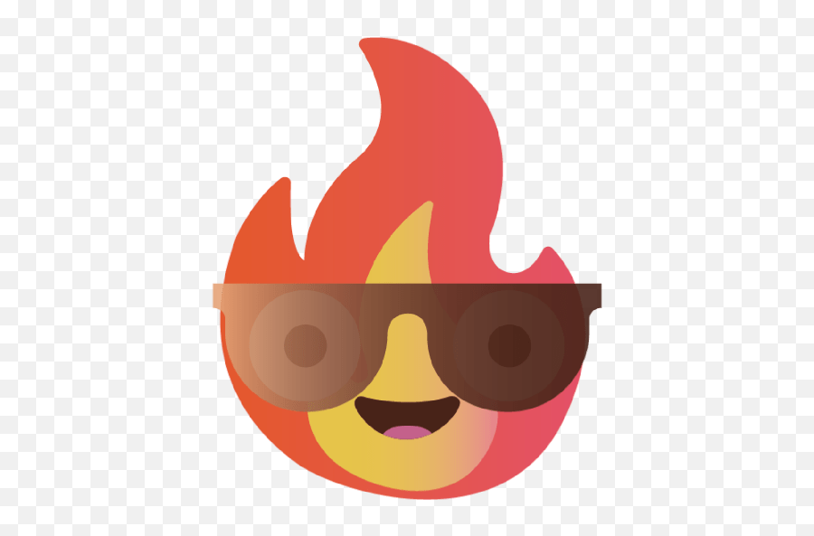 10sentir Emoji,Red Face On Fire Emoji