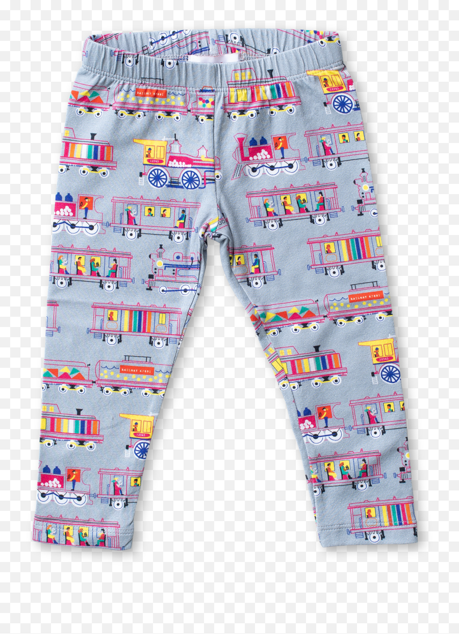 Cotton Printed Leggings - Locomotives In 2022 Cotton Emoji,Raincoat Emoji