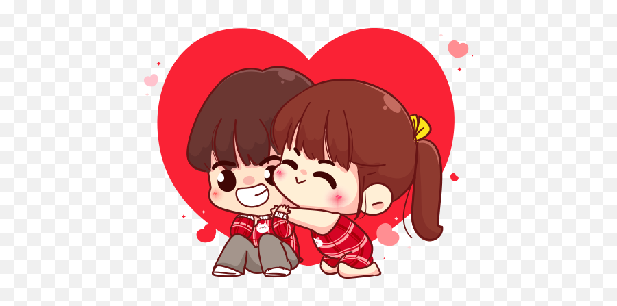 Couple In Love Stickers For Whatsapp - Wastickerapps Apps On Emoji,How Do You Get The Hug Emoji Mod