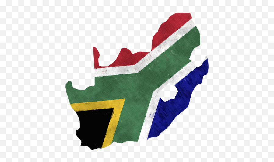South Africa Map Art With Flag Design Long Sleeve T - Shirt Emoji,Pan African Flag Emoji