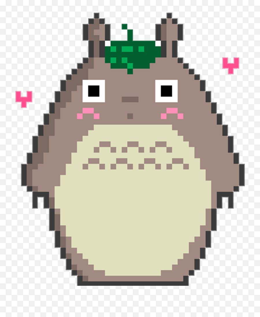 Totoro Pixel Girl Studioghibli Kawaii Kawai Tumblr Clipart - Dante Certified Logo Level 3 Emoji,Kawai Emoji