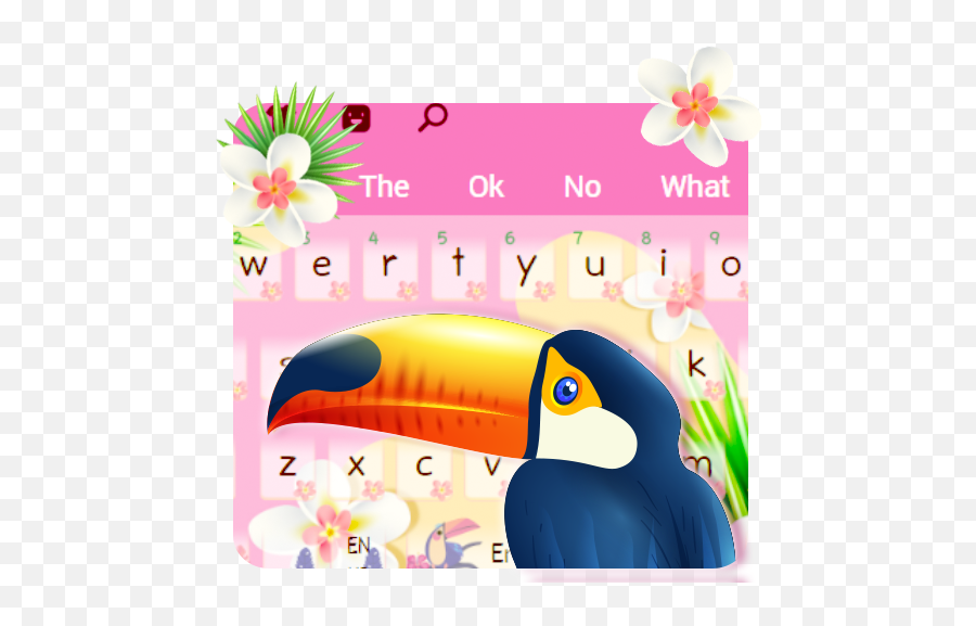 Summer Keyboard U2013 Google Play - Girly Emoji,Sunset And Bird Emoji