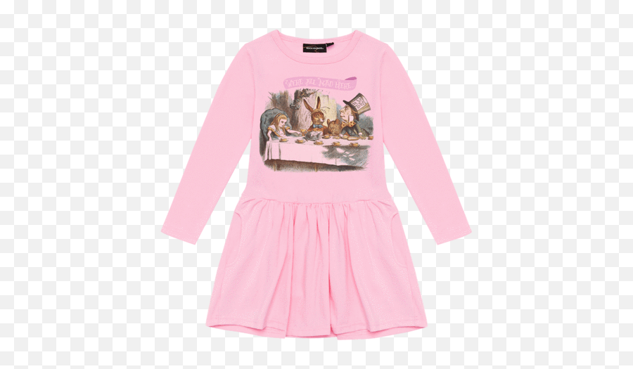 Affordable Quality Childrenu0027s Clothing Store U2013 Cinnamon - Alice At The Mad Tea Party Emoji,Emoji Dress For Kids