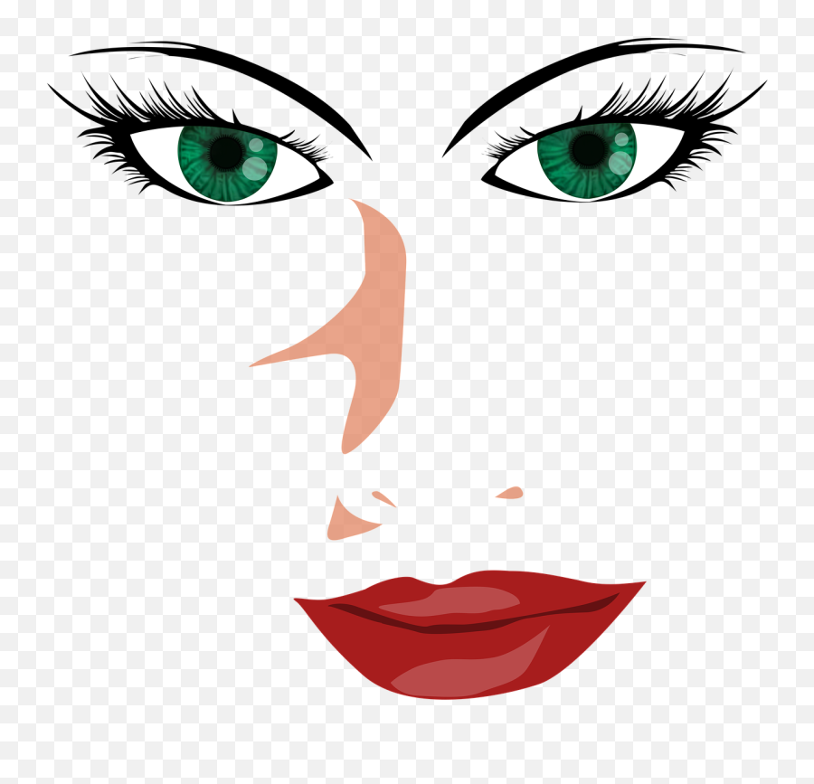 Avatar Fuchs Woman Public Domain Image - Freeimg Face Facial Features Png Emoji,Woman Lipstick Dress Emoji
