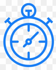 Stop Watch Icon - Stop Watch Icon Blue Emoji,Stop Sign Emoticon