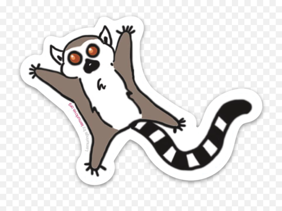 Lemur Love Plus Lemuring Stickers - Transparent Lemur Clip Art Emoji,Lemur Emoji