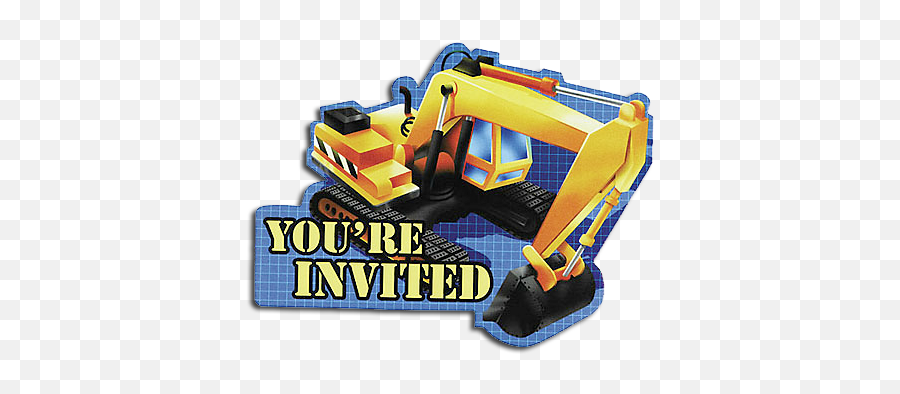 Under Construction Party Invitations - Construction Set Emoji,Emoji Birthday Invites