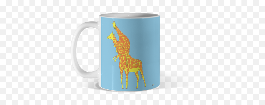 Best Giraffe Mugs Design By Humans - Magic Mug Emoji,Dead Deer Emoji