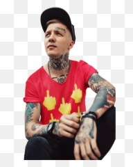 The 1 Middle Finger Candle - Flip The Bird With Fire Burn Tattooed Man In White T Shirt Emoji,Flipping Bird Emoji