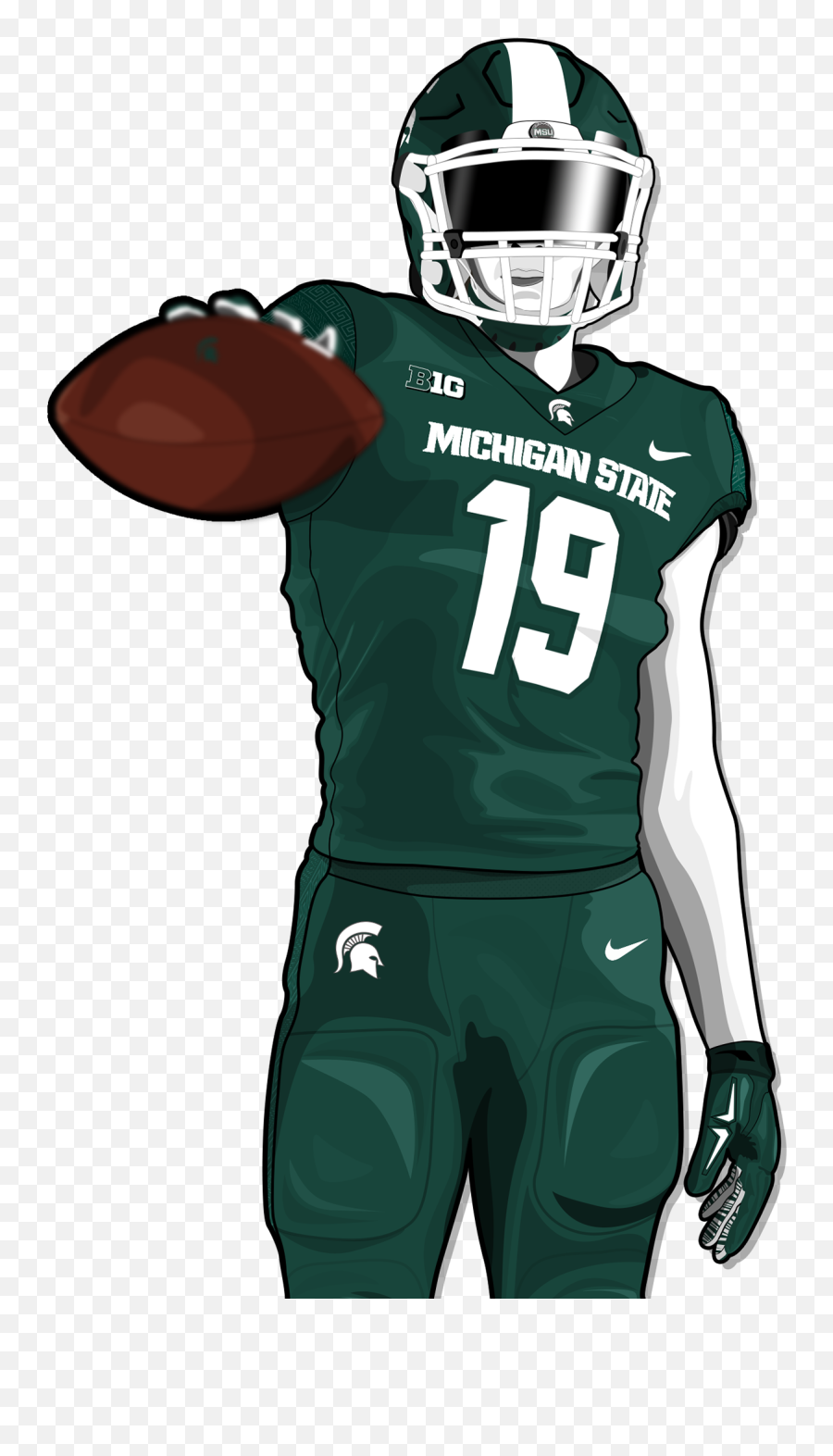 Michigan State Football Spring Game Social Media Pkg On - Revolution Helmets Emoji,Emojis For Michigan