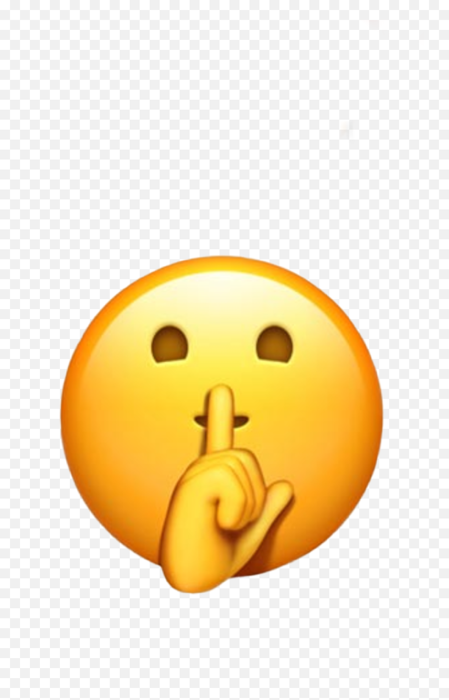 Shhh Emoji Iphone Transparent Cartoon - Transparent Background Shh Emoji,Quiet Emoji
