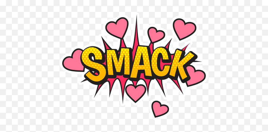 Largest Collection Of Free - Toedit Smack Stickers Girly Emoji,Face Smack Emoji