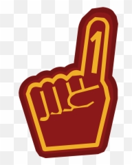 Number 1 One Finger Transparent - Number 1 Glove Transparent Emoji,Number 1 Emoji