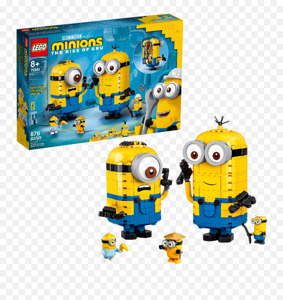 75551 Lego Brick - Built Minions And Their Lab U2013 Skeeteru0027s Toybox Lego Minions Emoji,Minion 3 Emoji