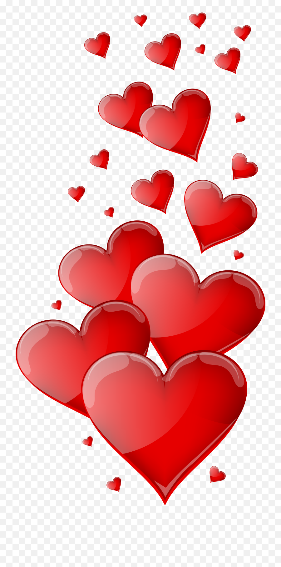 Emoji Red Hearts Png - Love Symbol Good Night,Emojis Tumblr De Amor