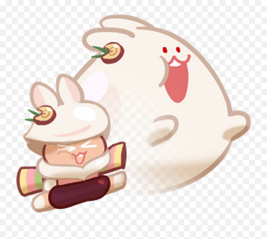 Moon Rabbit Cookie - Cookie Run Zerochan Anime Image Board Moon Rabbit Cookie Png Emoji,Bunny Holding Cake Emoticon