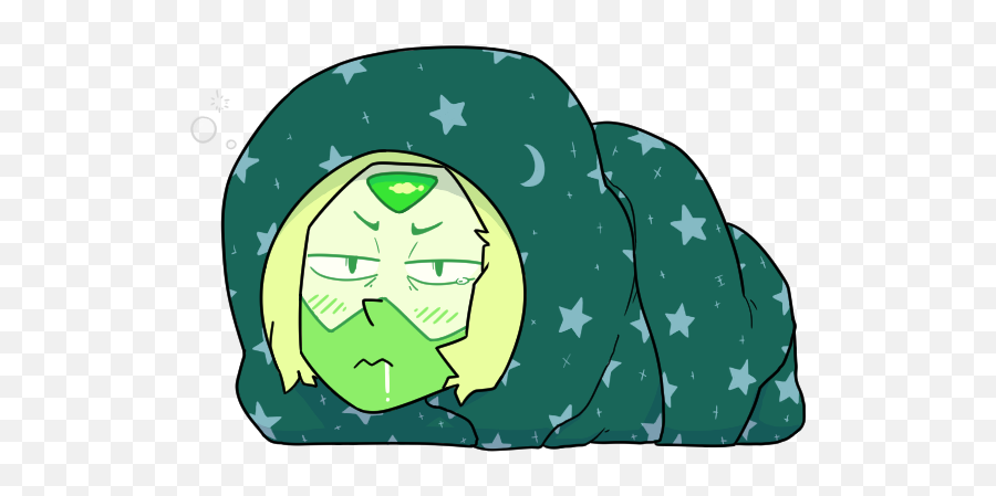 Tfw U Want To Shout About Indignities But So Comfy Steven - Steven Universe Peridot Tired Emoji,Emoji Images Png Shout Out