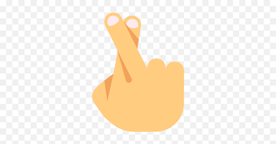 Fingers Crossed Icon In Color Style Emoji,Fingers Crossed Emoji Gmail