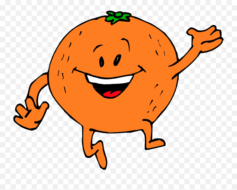 School Meals - Orange Clipart Animated Emoji,Leila Emoticon