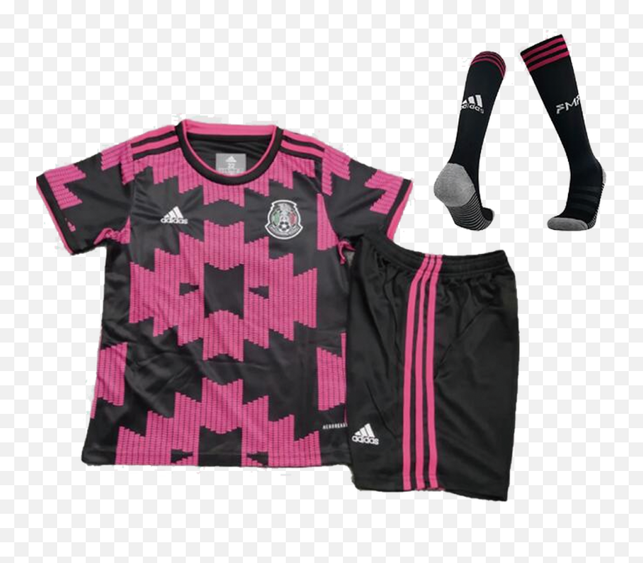 Mexico Soccer Jersey Home Whole Kit Shirtshortsocks Emoji,I Love Soccer Emotion Shirt
