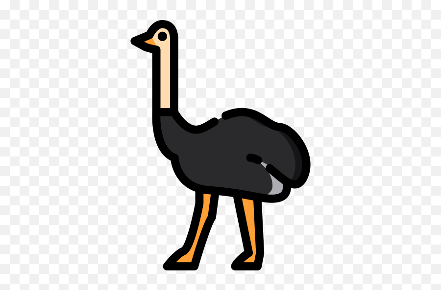 Ostrich Free Vector Icons Designed By Freepik In 2021 Emoji,Cuteorange Kitty Emoticons