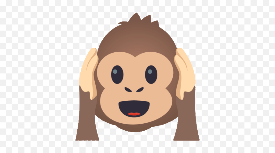Hear No Evil Monkey Joypixels Gif - Hearnoevilmonkey Joypixels Brownmonkey Discover U0026 Share Gifs See No Evil Emoji Gif,Shaking My Head Emoji
